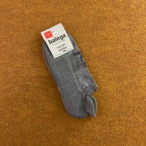 Balega Unisex Medium Grey Hidden Comfort No Show Running Socks NWT